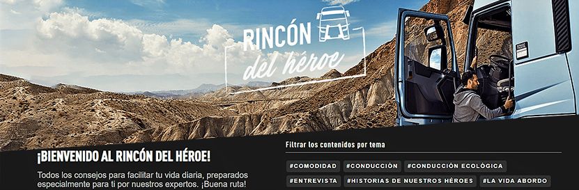 RENAULT TRUCKS LANZA EL RINCÓN DEL HÉROE DIGITAL RENAULT TRUCKS LANZA EL RINCÓN DEL HÉROE DIGITAL