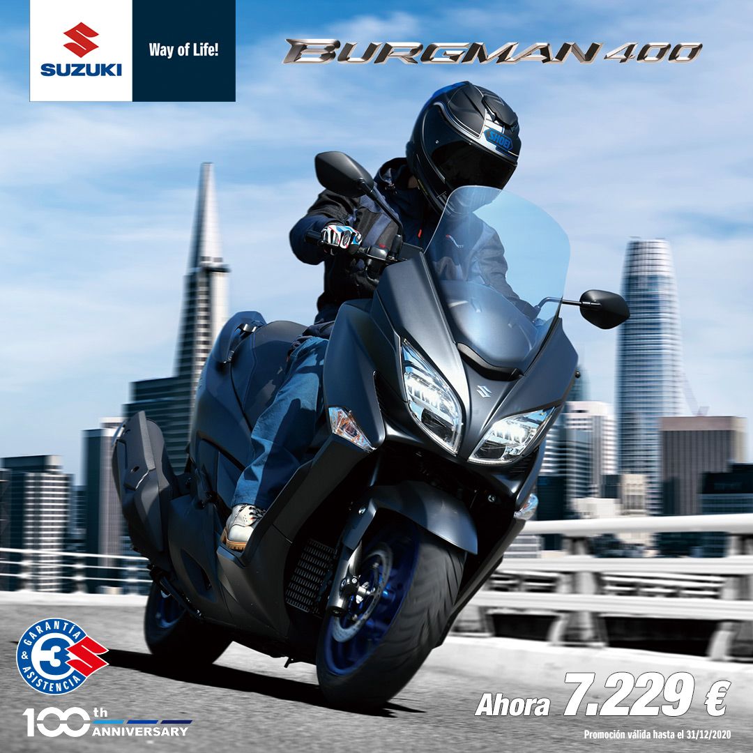 BURGMAN 400 ahora por 7.229€ BURGMAN 400 ahora por 7.229€