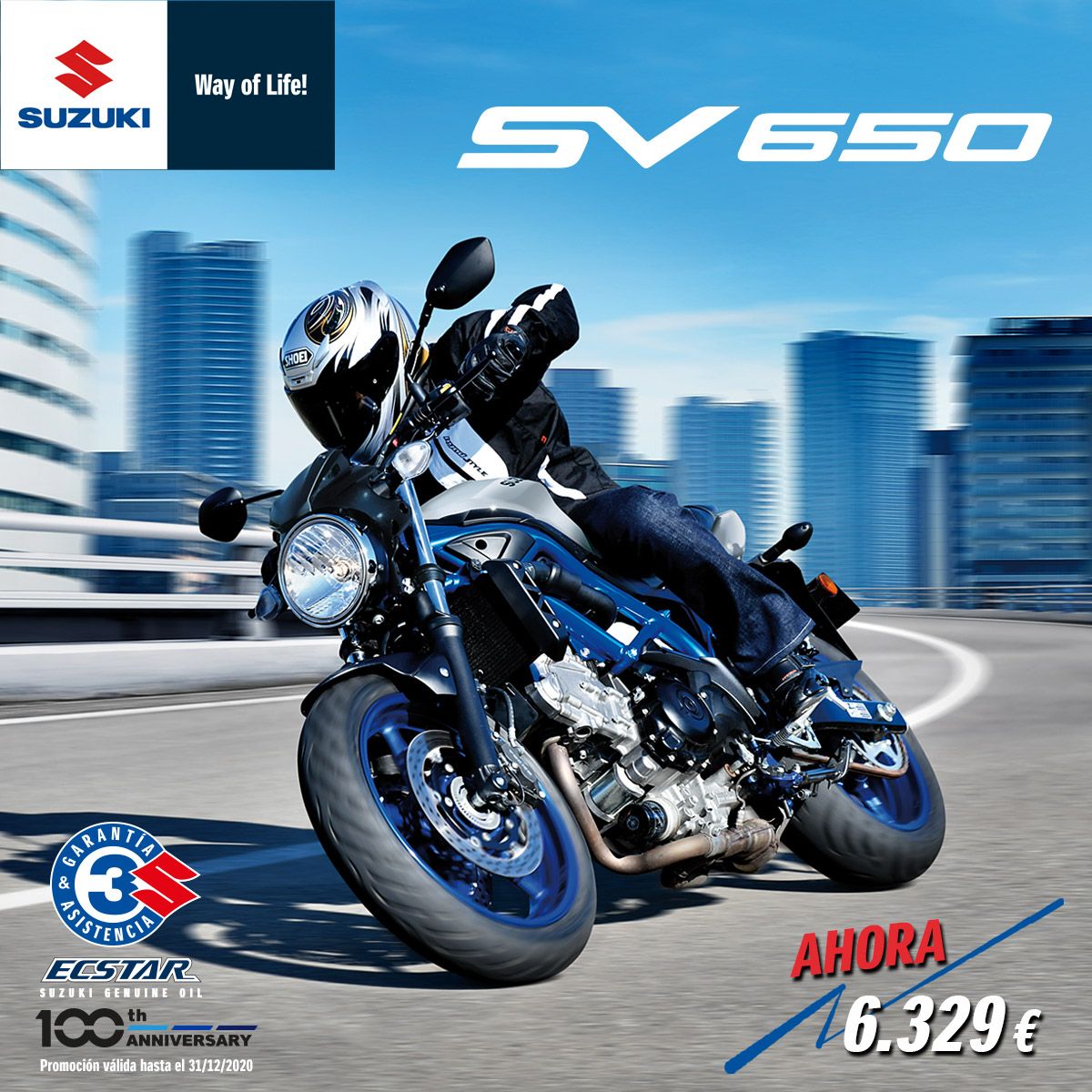 SV 650 ahora por 6.329€ SV 650 ahora por 6.329€