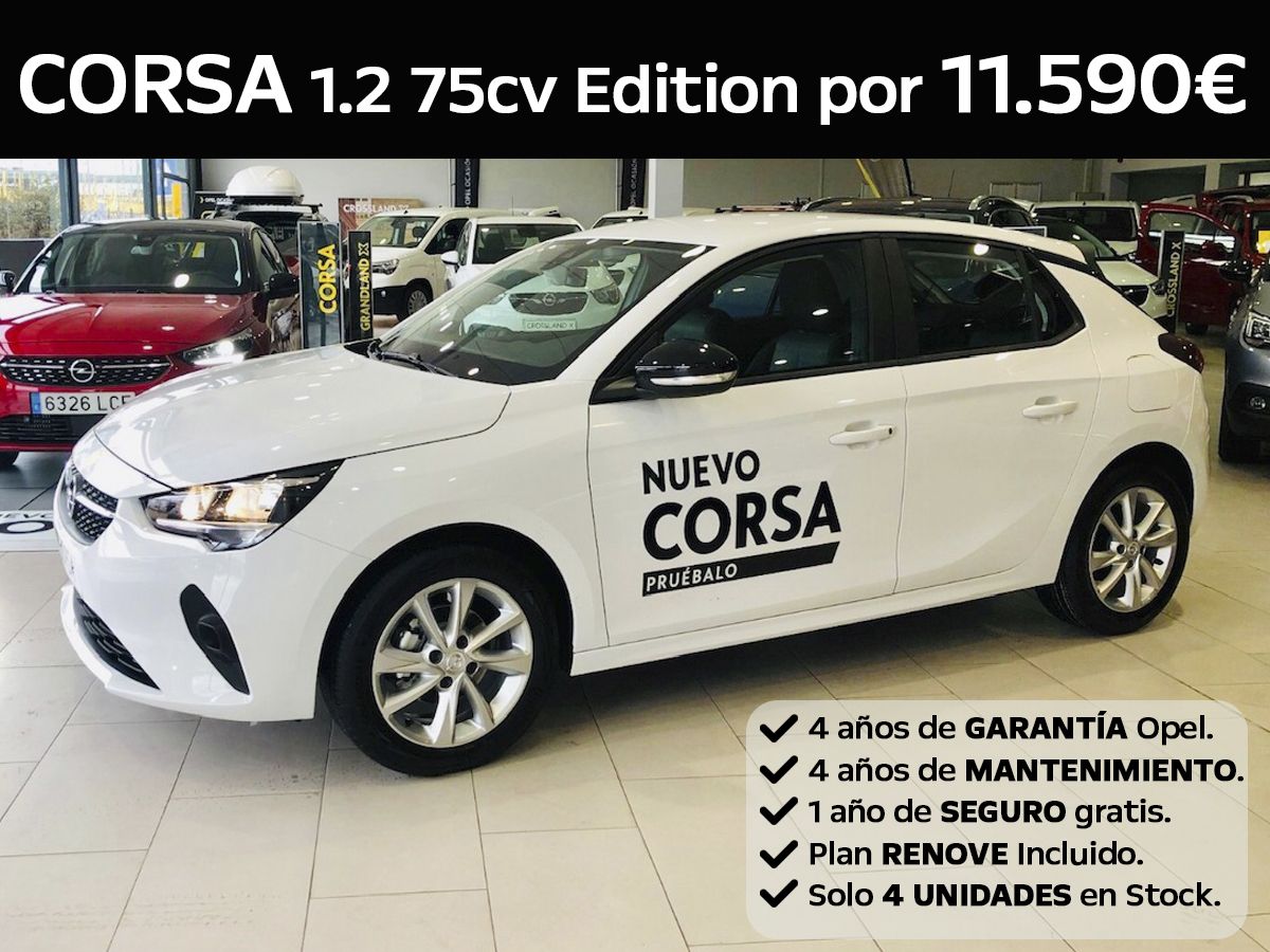 Nuevo Corsa por 11.590€ Nuevo Corsa por 11.590€