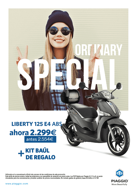 PIAGGIO LIBERTY ULTIMAS UNIDADES A 2.299 CON BAUL DE REGALO PIAGGIO LIBERTY ULTIMAS UNIDADES A 2.299 CON BAUL DE REGALO
