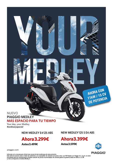 OFERTA NEW MEDLEY desde 3.299€ OFERTA NEW MEDLEY desde 3.299€