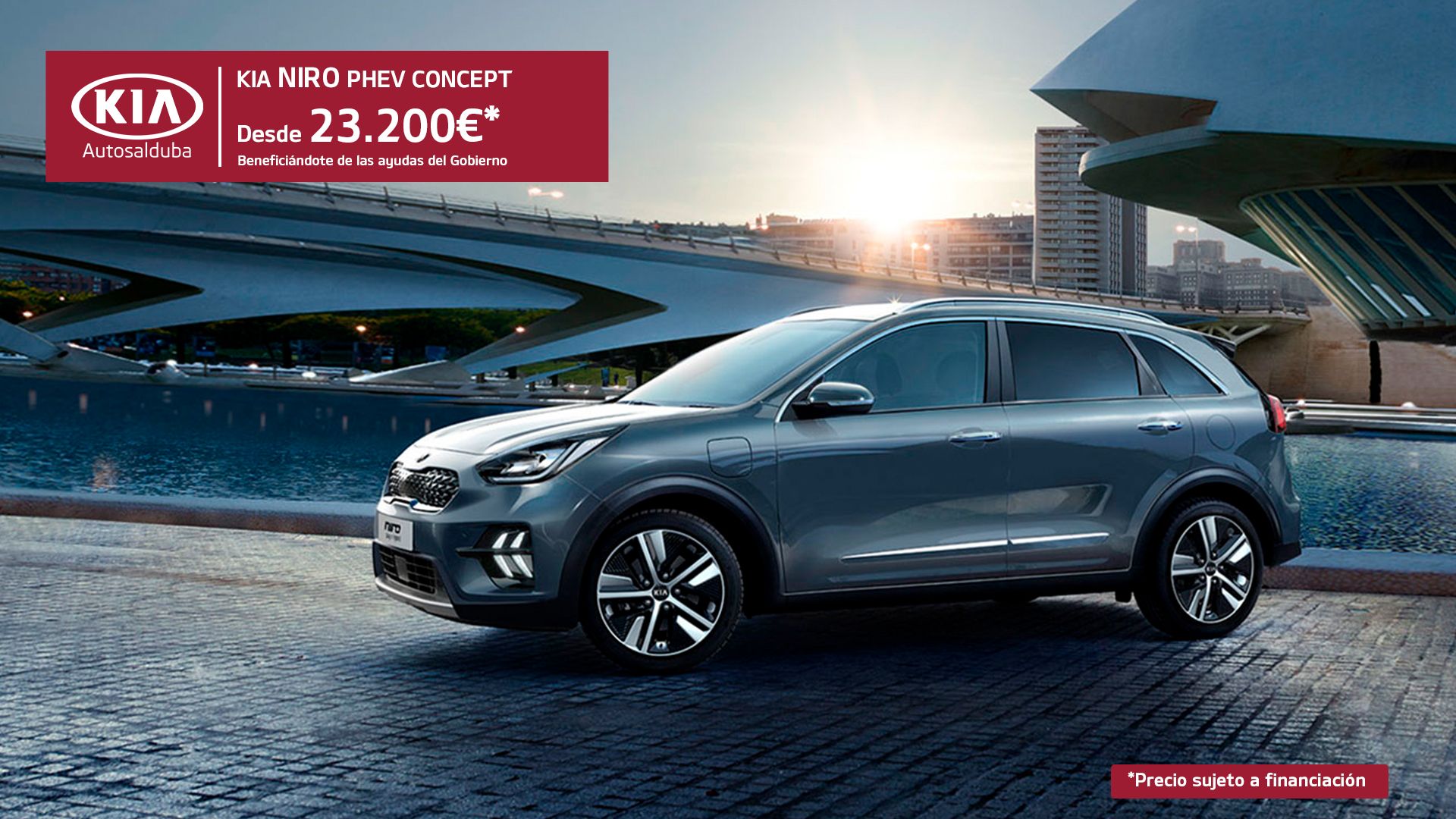 Kia Niro Híbrido Enchufable desde 23.200€ Kia Niro Híbrido Enchufable desde 23.200€