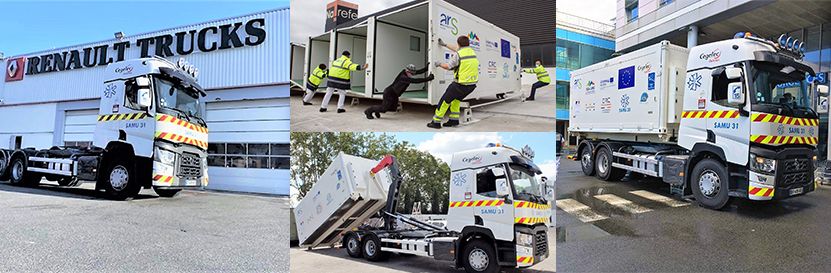 UN RENAULT TRUCKS T REFORZARÁ LA VACUNACIÓN COVID-19 EN NAVARRA UN RENAULT TRUCKS T REFORZARÁ LA VACUNACIÓN COVID-19 EN NAVARRA