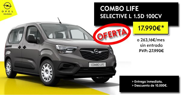 OPEL COMBO LIFE SELECTIVE L 1.5D 100CV OPEL COMBO LIFE SELECTIVE L 1.5D 100CV