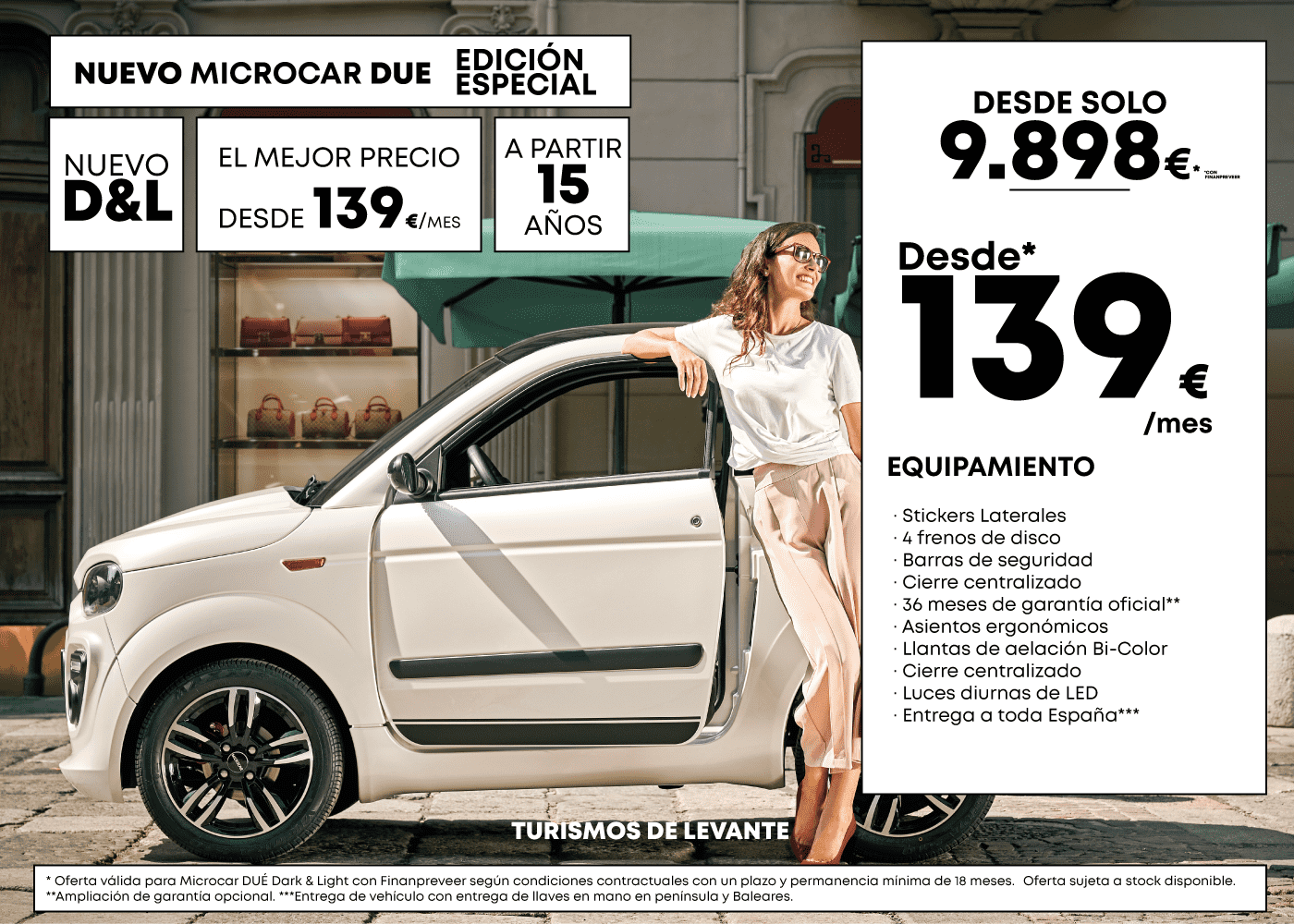 Nuevo Microcar DUÉ Edición especial en Turismos de Levante Nuevo Microcar DUÉ Edición especial en Turismos de Levante
