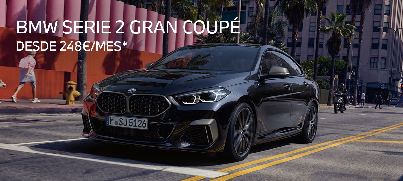 Llévate este fantástico BMW Serie 218d Gran Coupé Desde 248€/Mes* Llévate este fantástico BMW Serie 218d Gran Coupé Desde 248€/Mes*