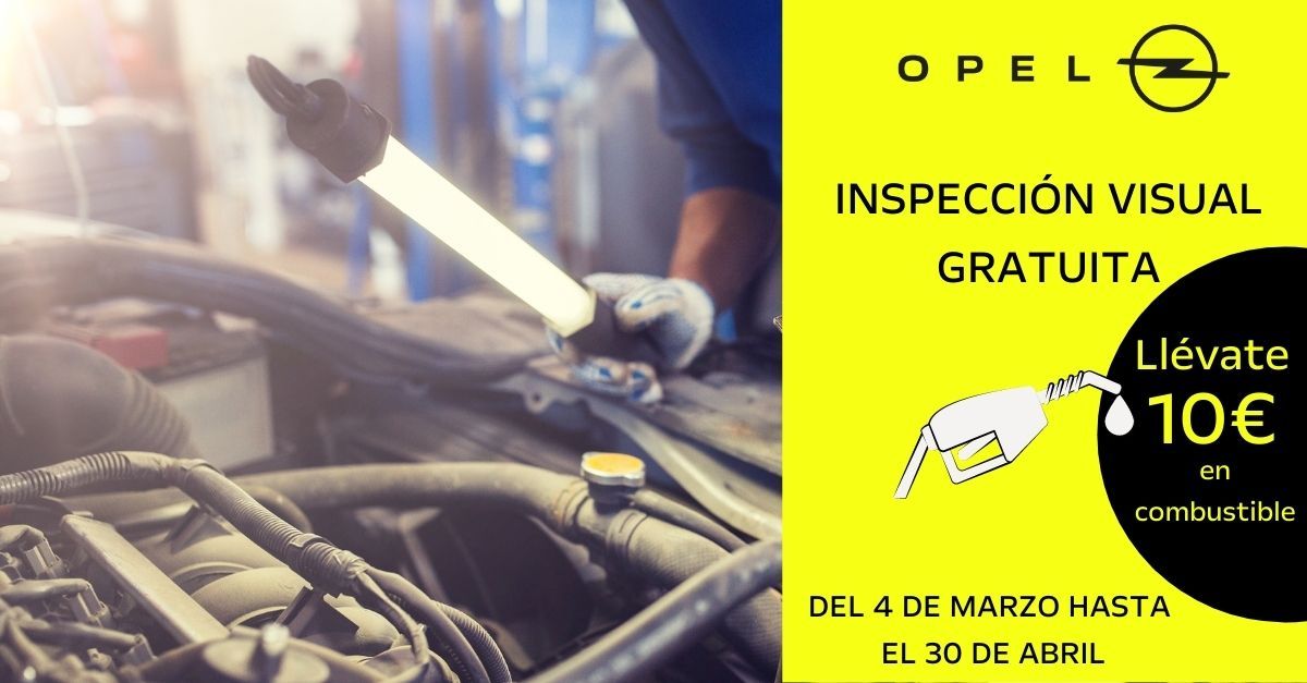 REVISIÓN GRATUITA Y LLÉVATE 10€ EN COMBUSTIBLE REVISIÓN GRATUITA Y LLÉVATE 10€ EN COMBUSTIBLE