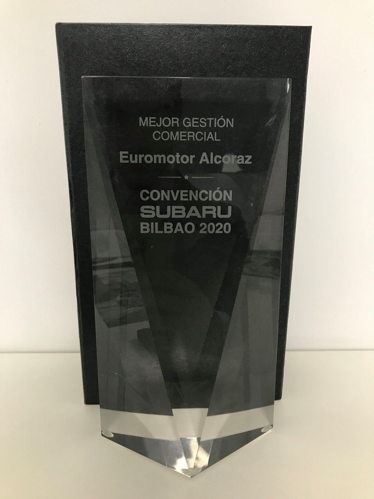 Premio "Mejor Gestión Comercial" Subaru 2020 Premio "Mejor Gestión Comercial" Subaru 2020