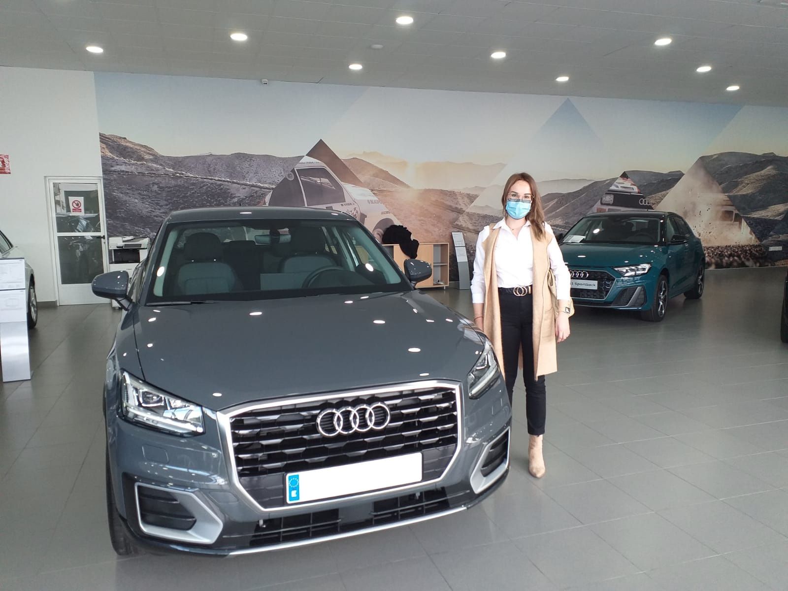 Entrega Audi Q2 a Estela Jiménez Entrega Audi Q2 a Estela Jiménez