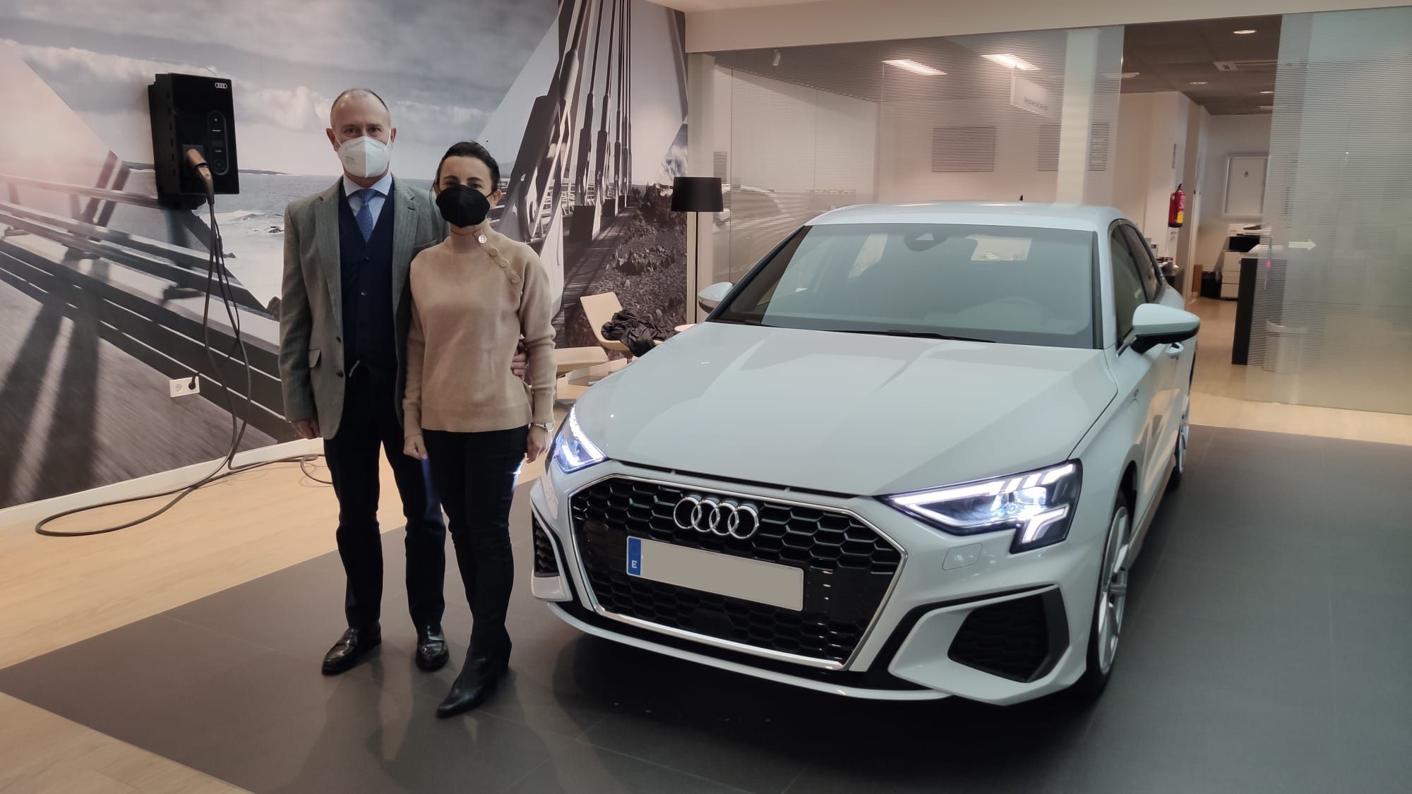 Entrega Audi A3 Sportback a María Almudena Entrega Audi A3 Sportback a María Almudena