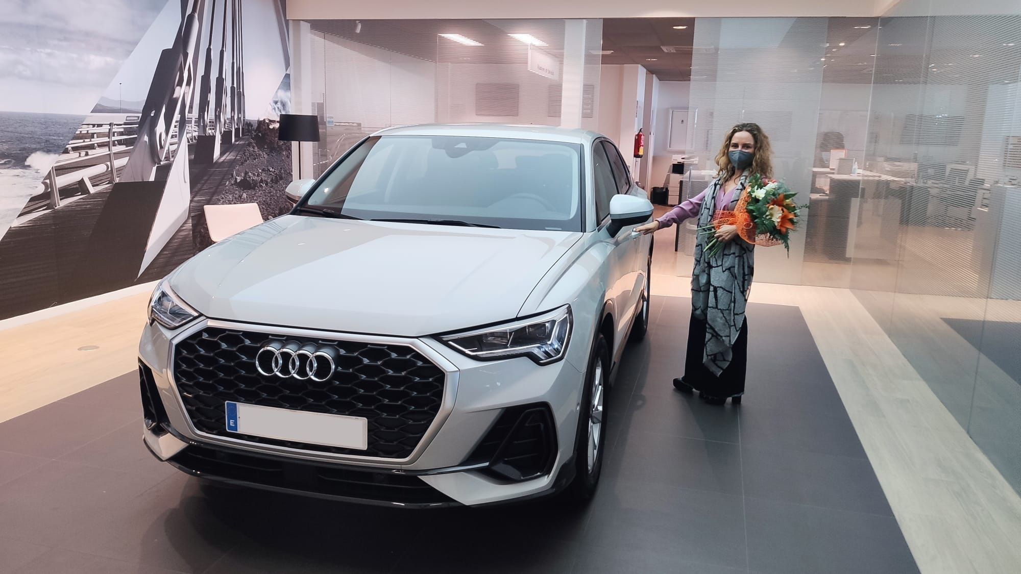Entrega Audi Q3 Sportback a Pepa Entrega Audi Q3 Sportback a Pepa