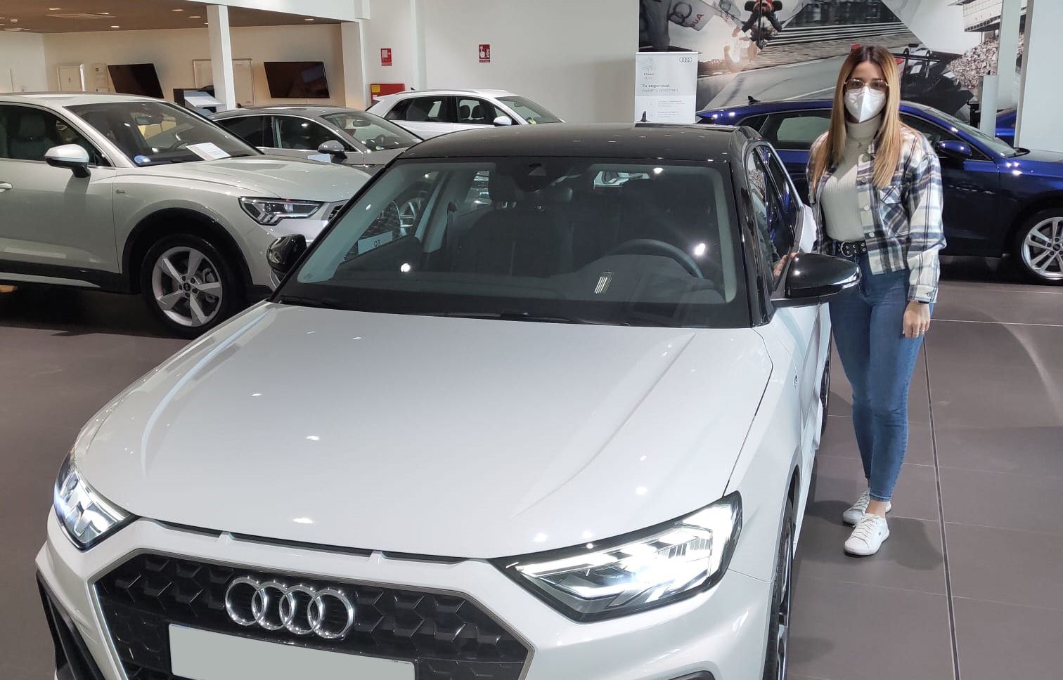 Entrega Audi A1 Sportback a Tamara Entrega Audi A1 Sportback a Tamara
