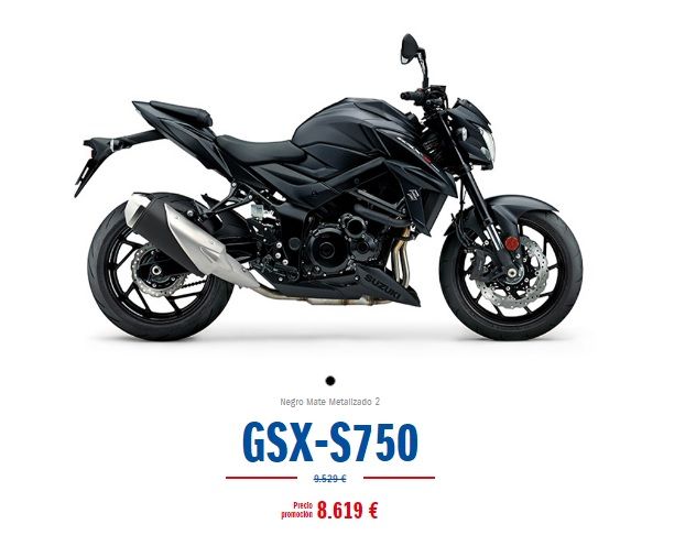 PROMOCION SUZUKI GSX-S750 POR SOLO 8.619€ PROMOCION SUZUKI GSX-S750 POR SOLO 8.619€