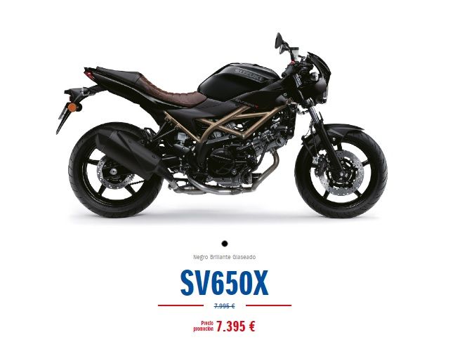 PROMOCION SUZUKI SV650X POR 7.395€ PROMOCION SUZUKI SV650X POR 7.395€