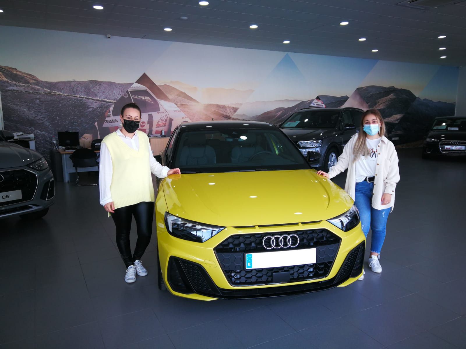 Entrega Audi A1 Sportback a Marina Entrega Audi A1 Sportback a Marina