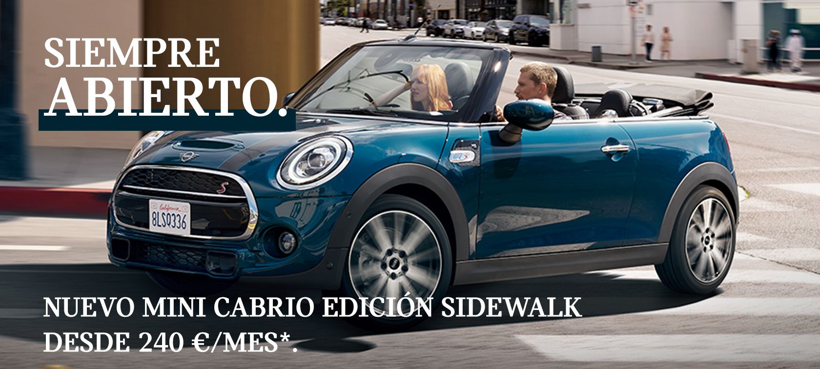 Nuevo MINI Cabrio Edición Sidewalk Desde 240€/Mes* Nuevo MINI Cabrio Edición Sidewalk Desde 240€/Mes*