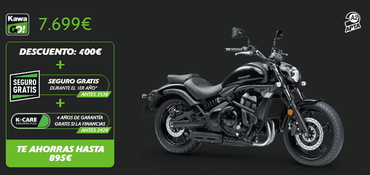 PROMOCION KAWASAKI VULCAN S 2021 PROMOCION KAWASAKI VULCAN S 2021