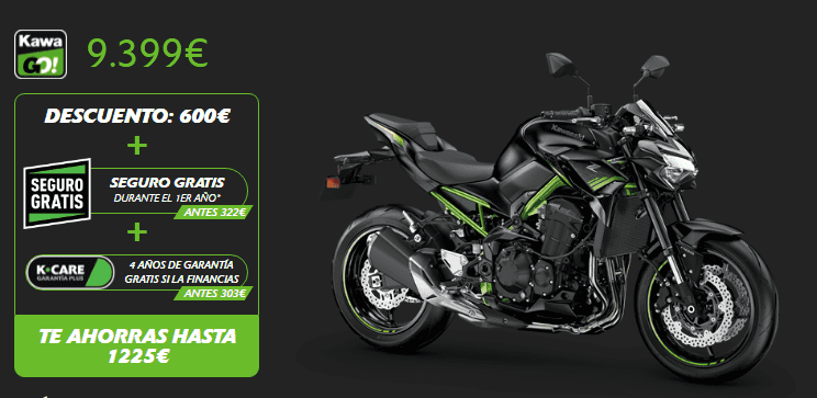 PROMOCION KAWASAKI Z900 2021 PROMOCION KAWASAKI Z900 2021