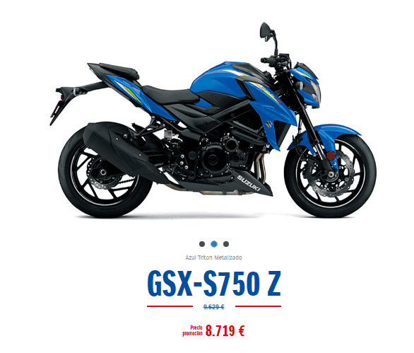 PROMOCION SUZUKI GSX-S750 Z POR SOLO 8.719€ PROMOCION SUZUKI GSX-S750 Z POR SOLO 8.719€