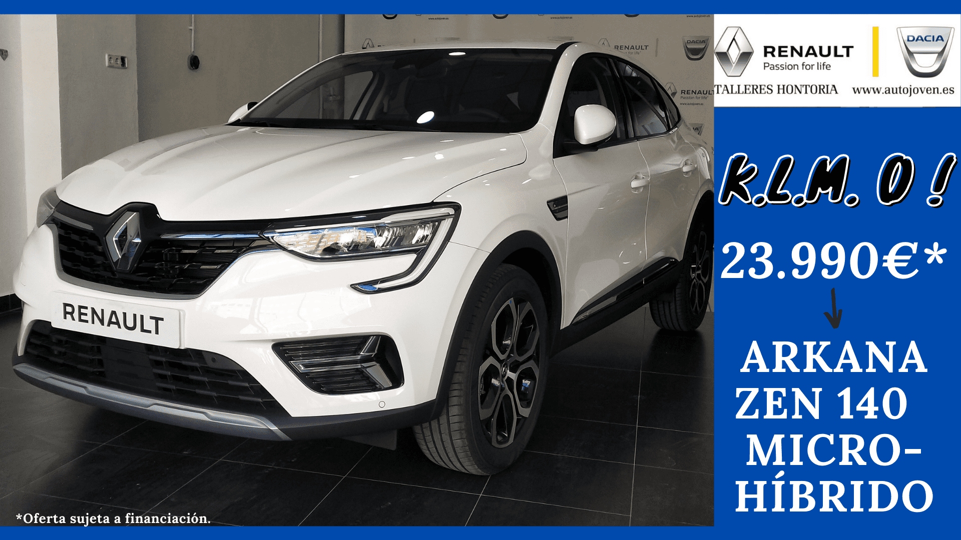 OPORTUNIDAD KILÓMETRO 0 RENAULT ARKANA ZEN 140CV OPORTUNIDAD KILÓMETRO 0 RENAULT ARKANA ZEN 140CV