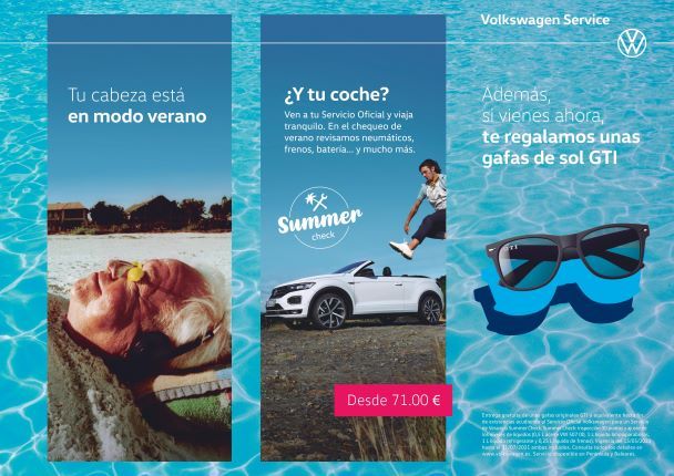 OBSEQUIO GAFAS GTI CON EL SERVICIO SUMMER CHECK OBSEQUIO GAFAS GTI CON EL SERVICIO SUMMER CHECK