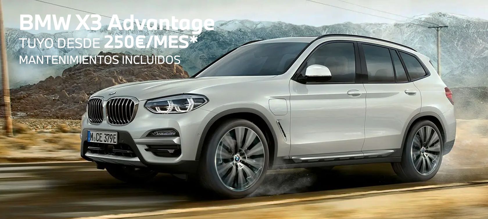 BMW X3 tuyo por 250€/Mes* BMW X3 tuyo por 250€/Mes*