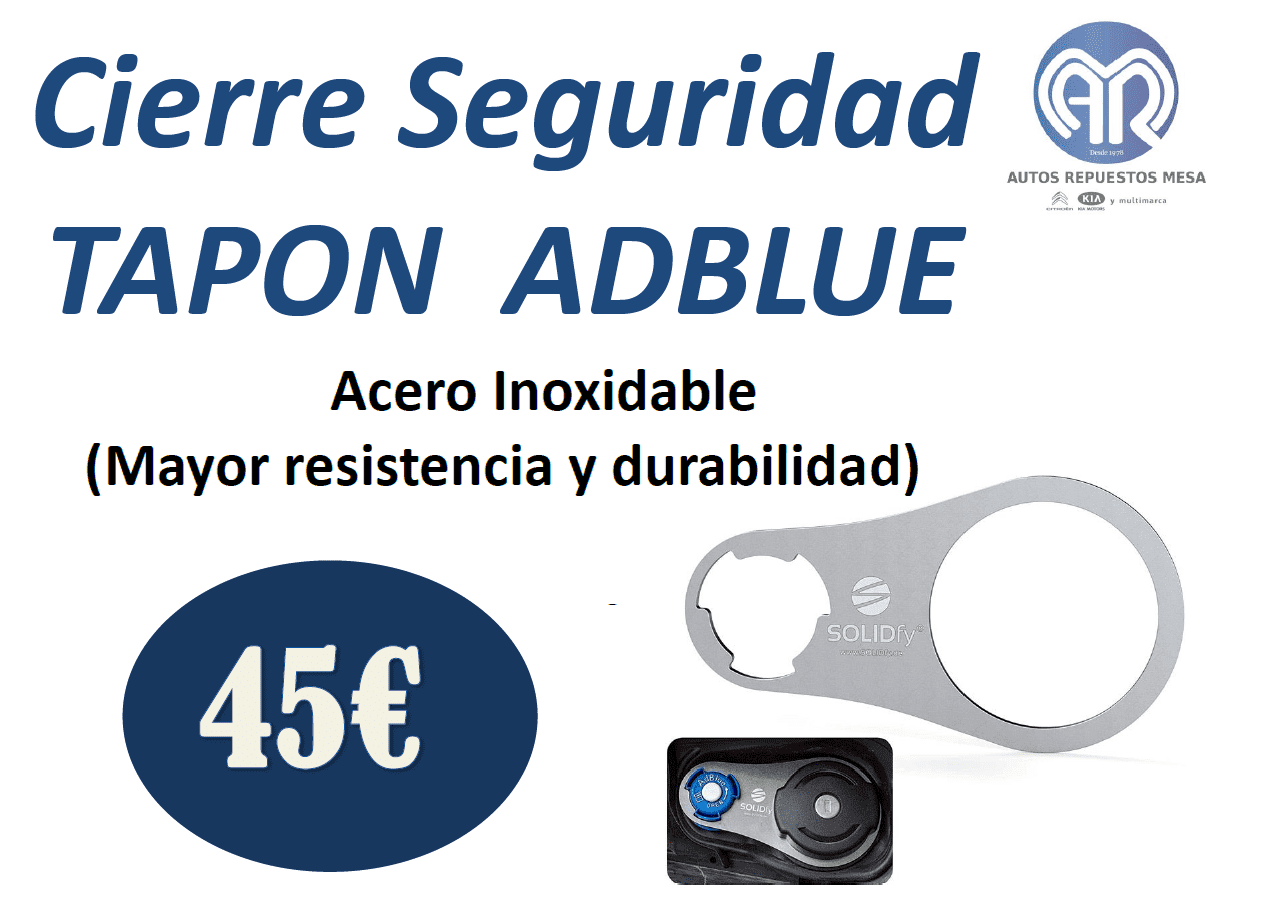 CIERRE DE SEGURIDAD PARA ADBLUE CIERRE DE SEGURIDAD PARA ADBLUE