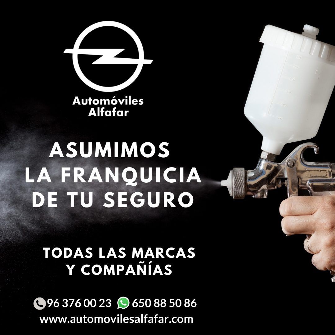ASUMIMOS LA FRANQUICIA DE TU SEGURO SERVICIO DE CHAPA Y PINTURA GENERAL DE VEHÍCULOS ASUMIMOS LA FRANQUICIA DE TU SEGURO SERVICIO DE CHAPA Y PINTURA GENERAL DE VEHÍCULOS