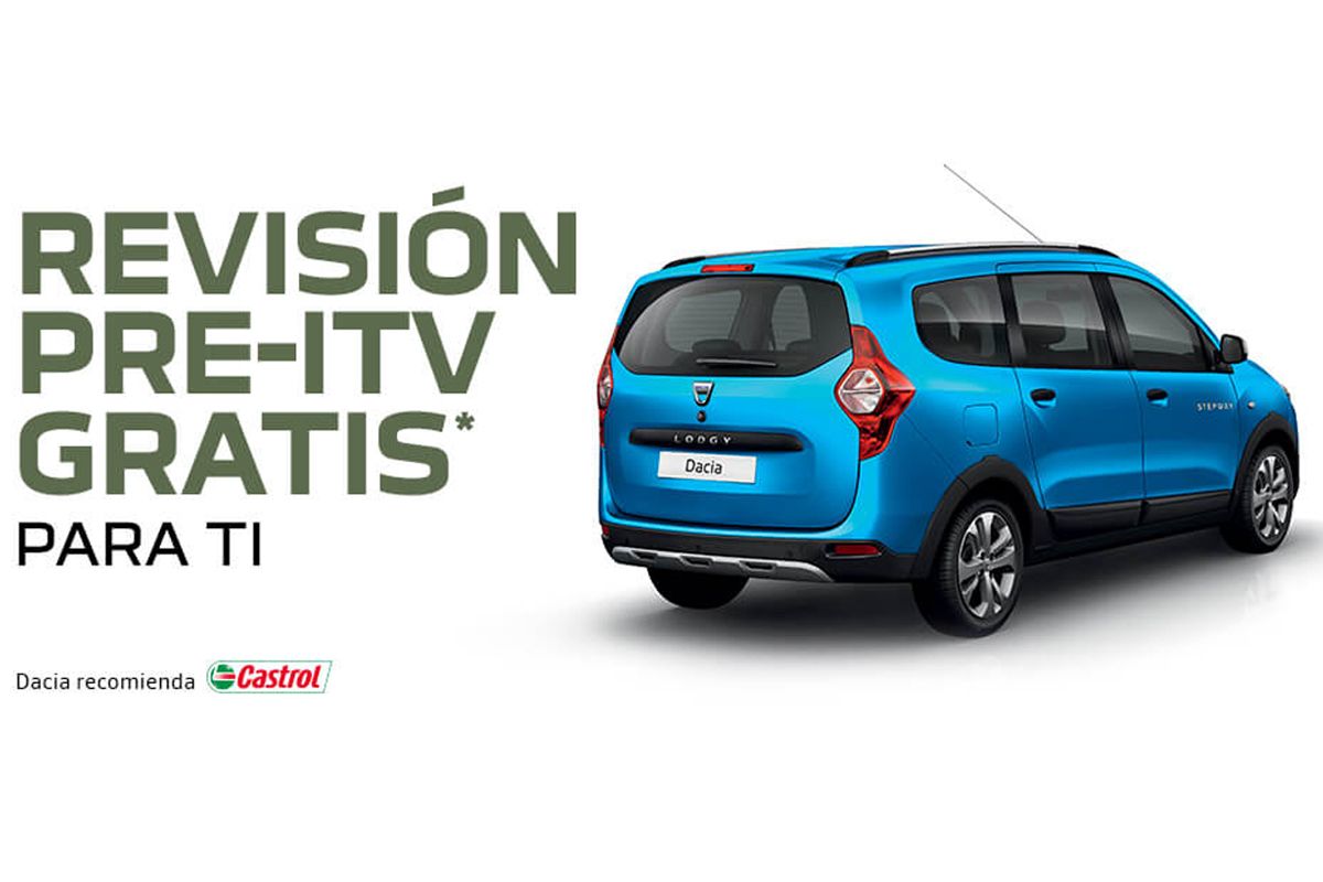 Pre-ITV GRATIS para tu Dacia Pre-ITV GRATIS para tu Dacia