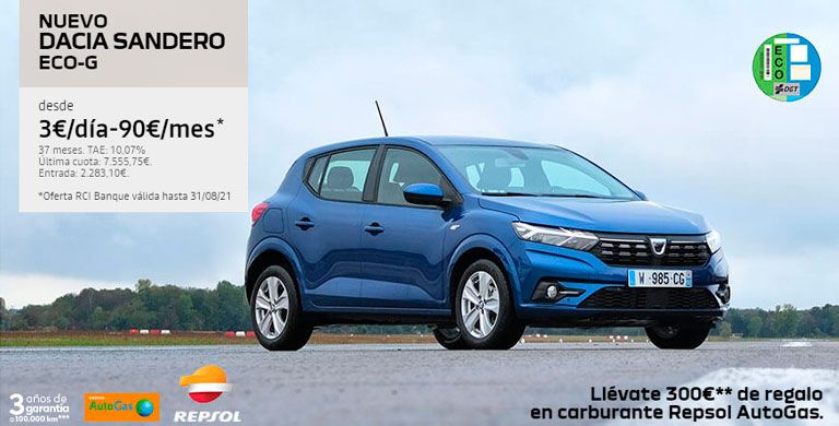 Nuevo Dacia Sandero ECO-G Nuevo Dacia Sandero ECO-G