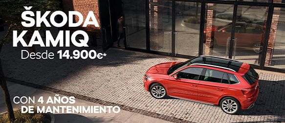 ŠKODA KAMIQ DESDE 14.900€* CON 4 AÑOS DE MANTENIMIENTO ŠKODA KAMIQ DESDE 14.900€* CON 4 AÑOS DE MANTENIMIENTO
