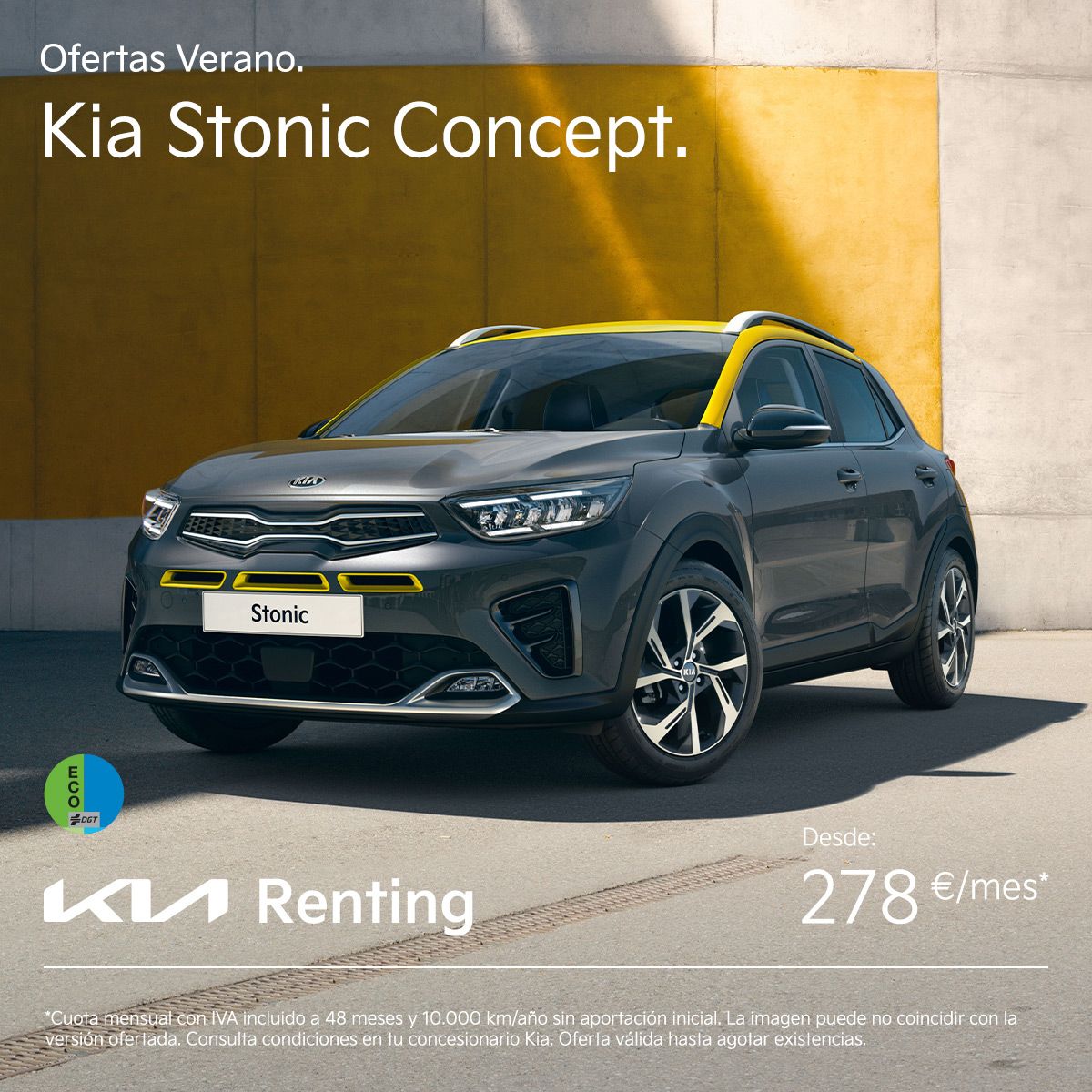 CAMPAÑA RENTING KIA STONIC CONCEPT - SEPTIEMBRE 2021 CAMPAÑA RENTING KIA STONIC CONCEPT - SEPTIEMBRE 2021