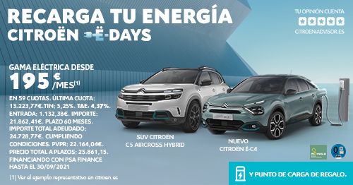 Citroën e-days: ¡recarga tu energía! Citroën e-days: ¡recarga tu energía!