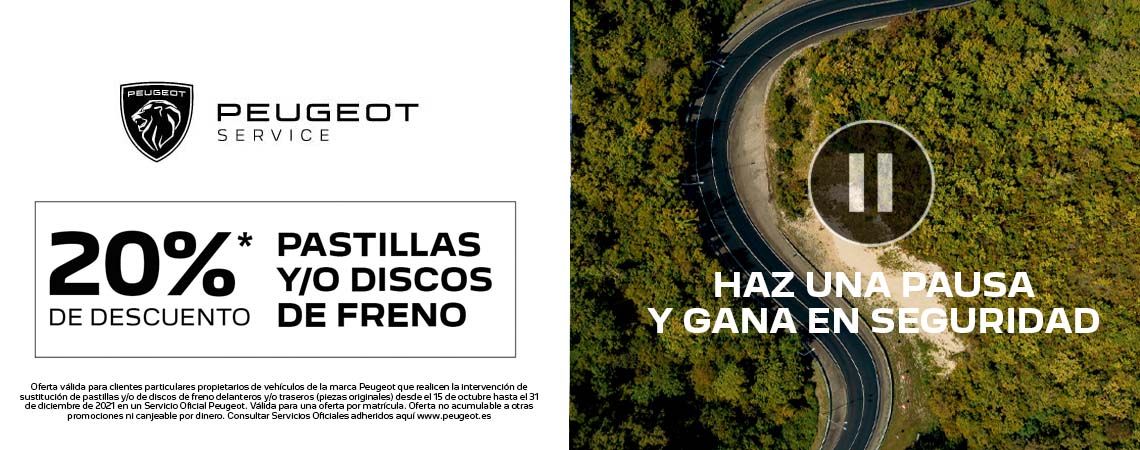 20% de descuento en pastillas y discos de freno 20% de descuento en pastillas y discos de freno