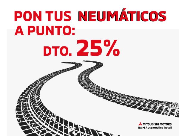 Un 25% de dto en el cambio de neumáticos Un 25% de dto en el cambio de neumáticos