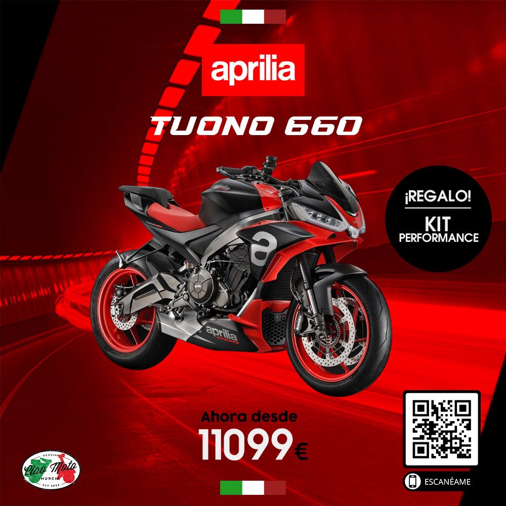 APRILIA TUONO 660 ¡ REGALO KIT PERFORMANCE! APRILIA TUONO 660 ¡ REGALO KIT PERFORMANCE!