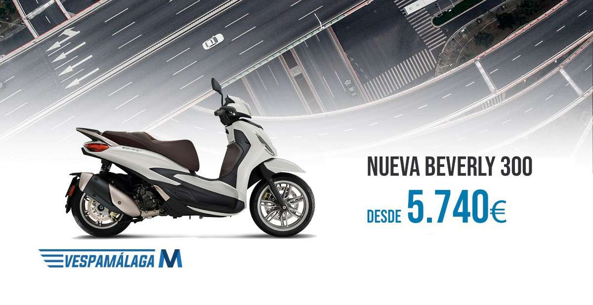 Nueva Piaggio Beverly 300 desde 5.740€ Nueva Piaggio Beverly 300 desde 5.740€