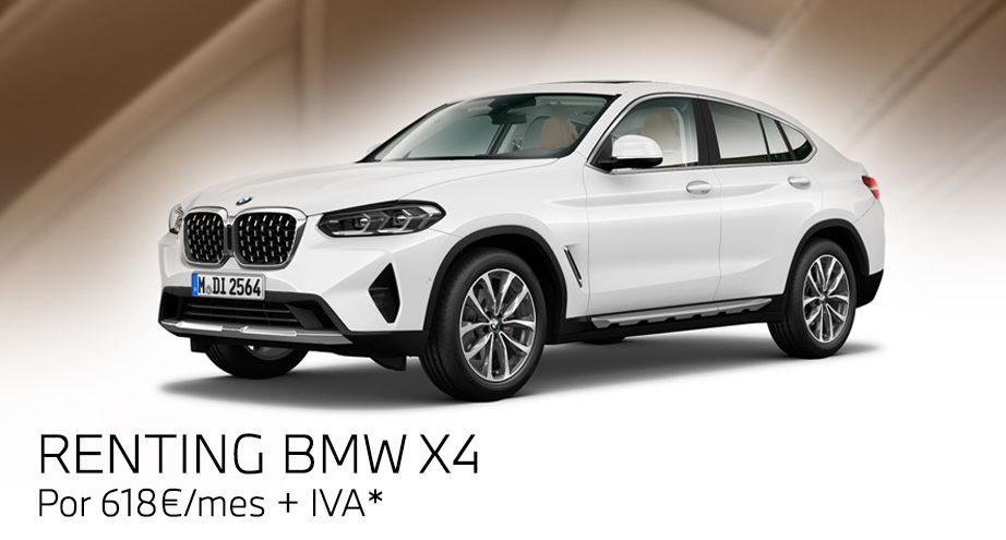 Renting BMW X4 por 618€ al mes + IVA Renting BMW X4 por 618€ al mes + IVA