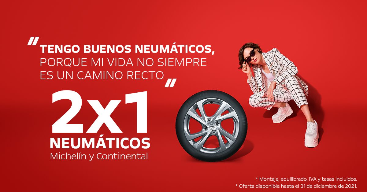 2X1 en NEUMÁTICOS Michelín y Continental 2X1 en NEUMÁTICOS Michelín y Continental