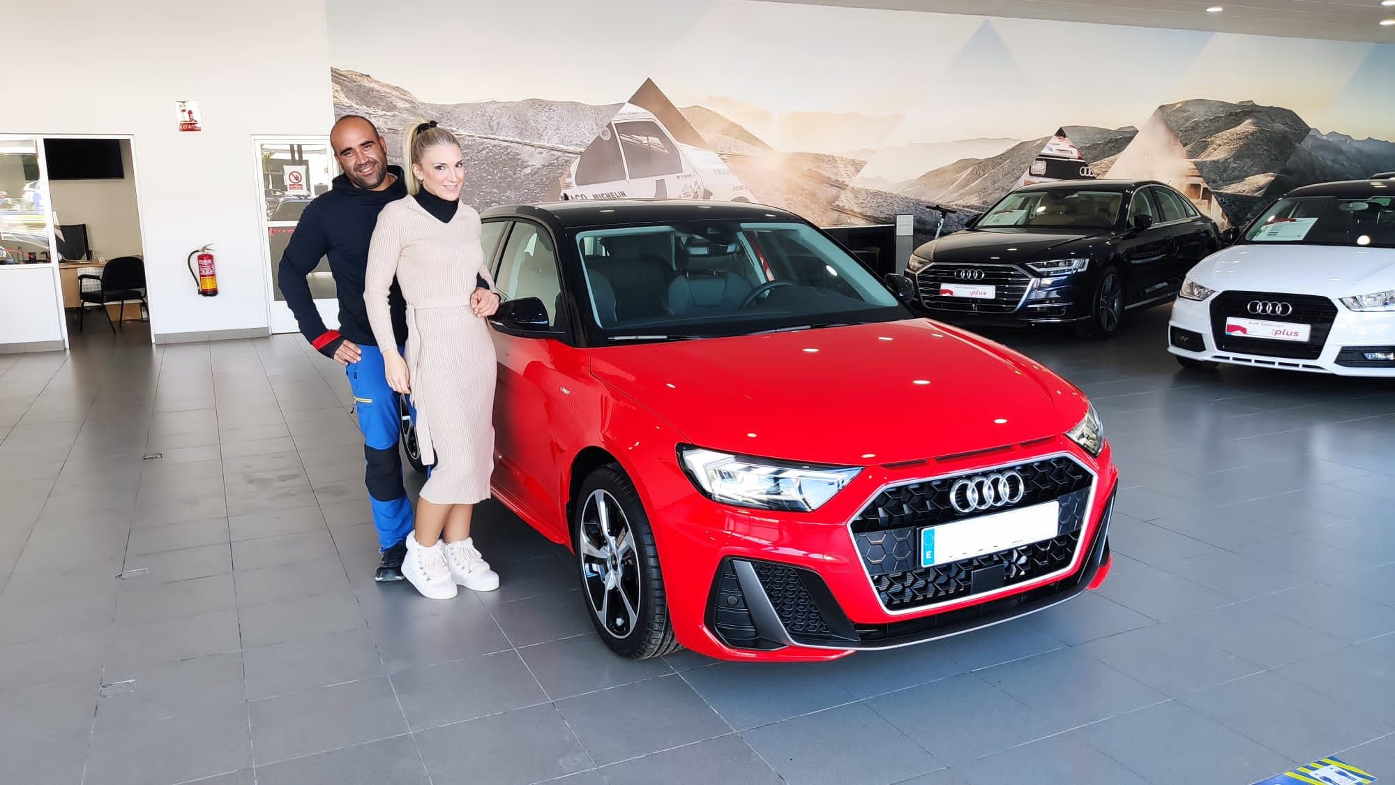 Entrega Audi A1 Sportback a Chari Entrega Audi A1 Sportback a Chari