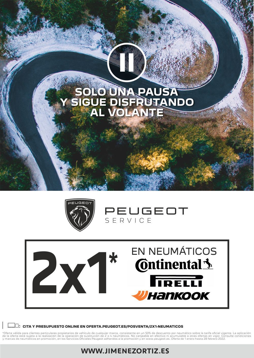 OFERTA NEUMATICOS 2X1 PEUGEOT OFERTA NEUMATICOS 2X1 PEUGEOT