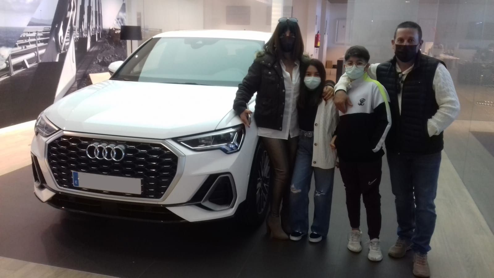 Entrega Audi Q3 Sportback a Juan Carlos y María José Entrega Audi Q3 Sportback a Juan Carlos y María José