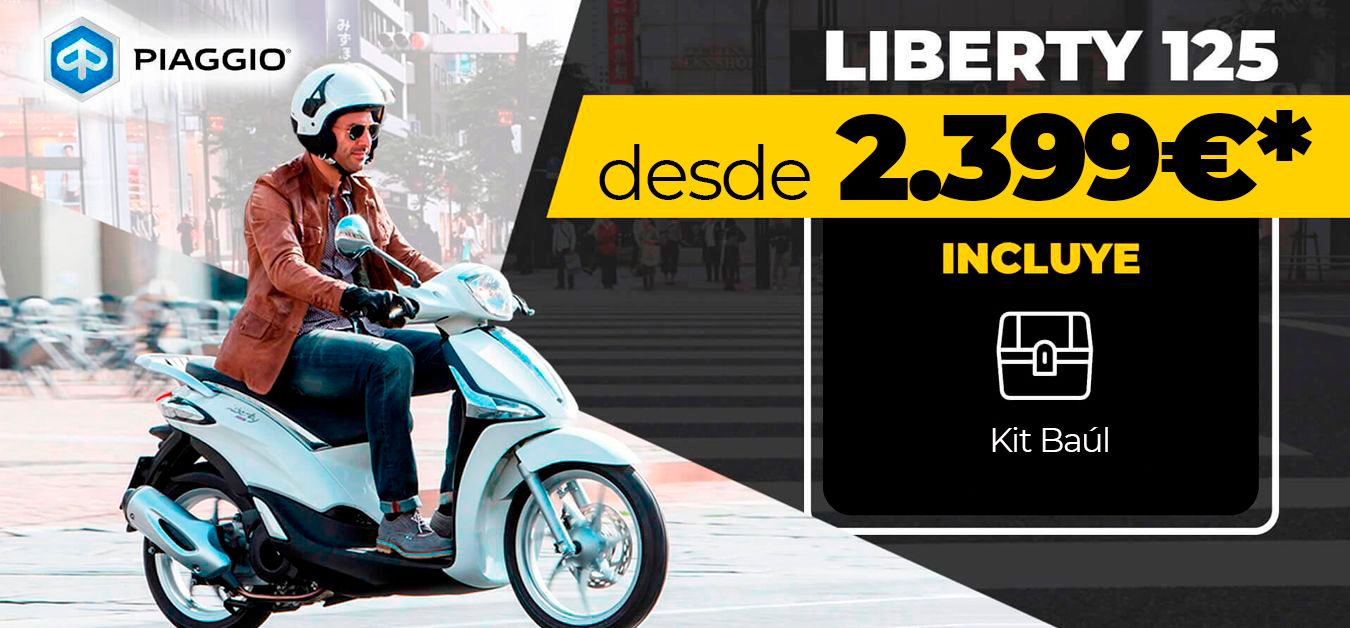 Piaggio Liberty 125 euro 5 + kit baúl Piaggio Liberty 125 euro 5 + kit baúl