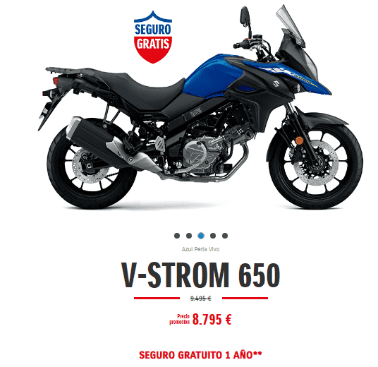 OFERTA SUZUKI VSTORM 650 ABS CON SEGURO GRATIS OFERTA SUZUKI VSTORM 650 ABS CON SEGURO GRATIS