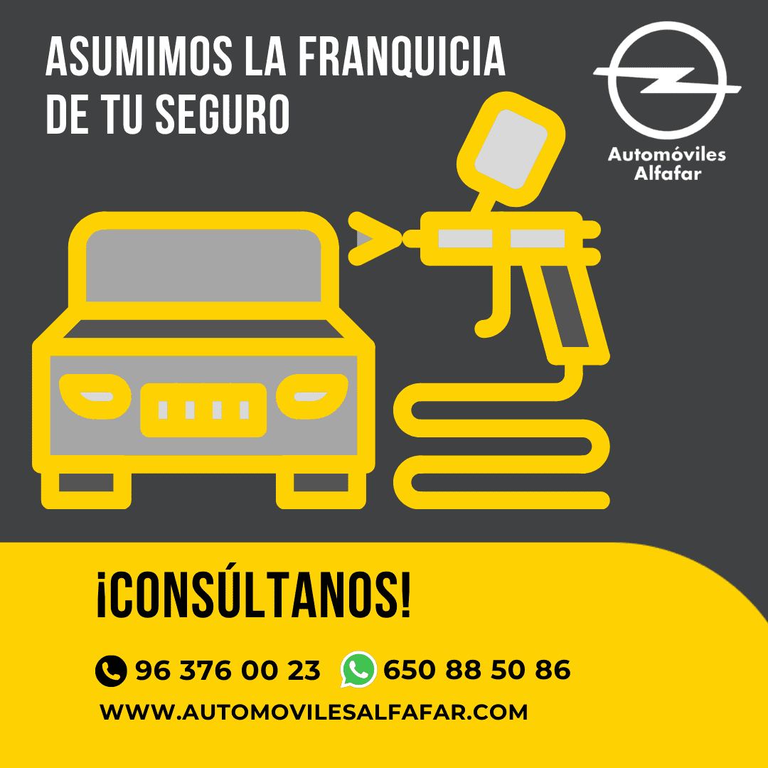 ASUMIMOS LA FRANQUICIA DE TU SEGURO SERVICIO DE CHAPA Y PINTURA GENERAL DE VEHÍCULOS ASUMIMOS LA FRANQUICIA DE TU SEGURO SERVICIO DE CHAPA Y PINTURA GENERAL DE VEHÍCULOS