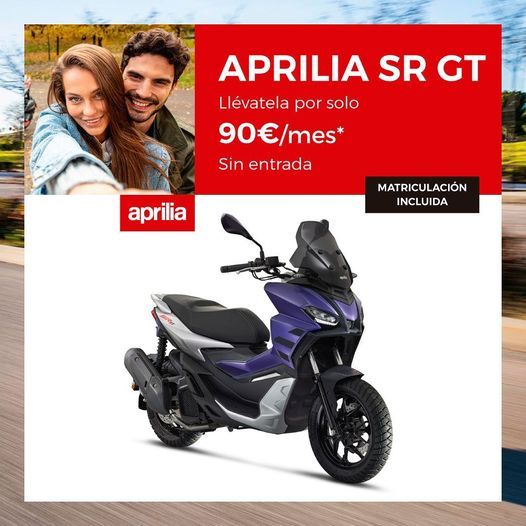Nueva Aprilia SR GT 125  Espaciomoto, Concesionario Oficial en
