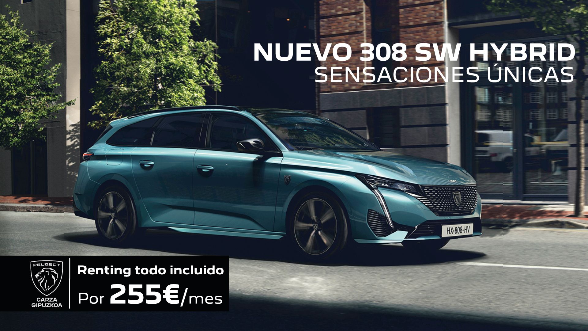 Nuevo Peugeot 308 SW Hybrid por 255€/mes Nuevo Peugeot 308 SW Hybrid por 255€/mes