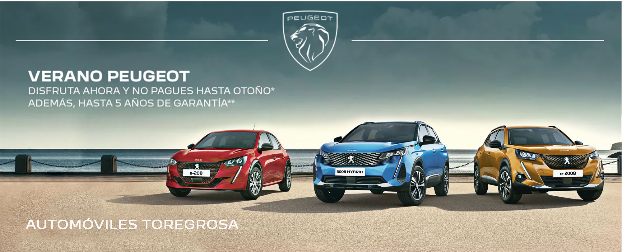 Aprovecha este verano y llévate tu nuevo Peugeot con condiciones muy especiales y hasta 5 años de garantía. Aprovecha este verano y llévate tu nuevo Peugeot con condiciones muy especiales y hasta 5 años de garantía.