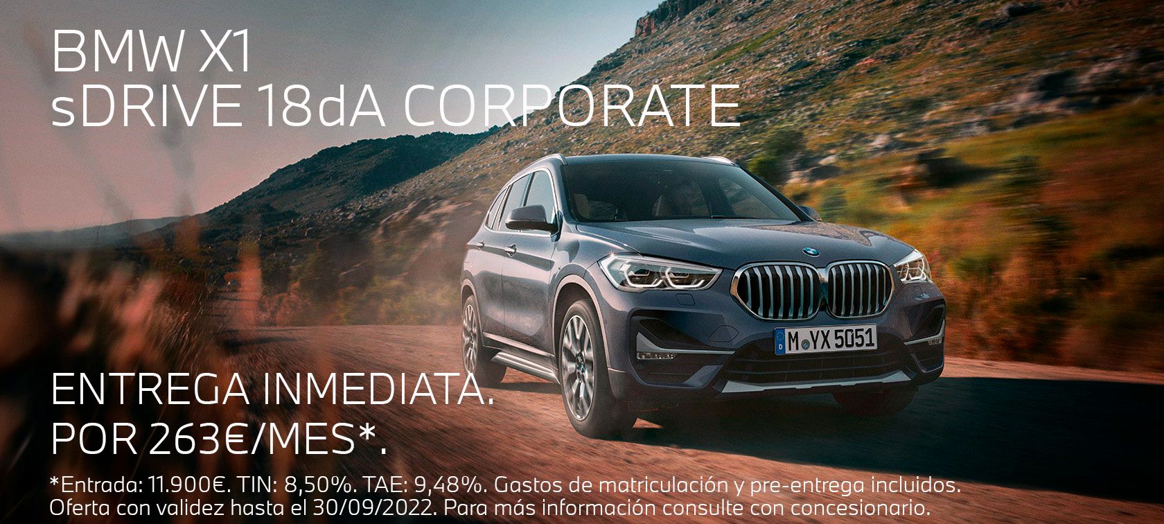 ¡¡EL NUEVO BMW X1 POR TAN SOLO 263€ AL MES CON SELECT!! ¡¡EL NUEVO BMW X1 POR TAN SOLO 263€ AL MES CON SELECT!!